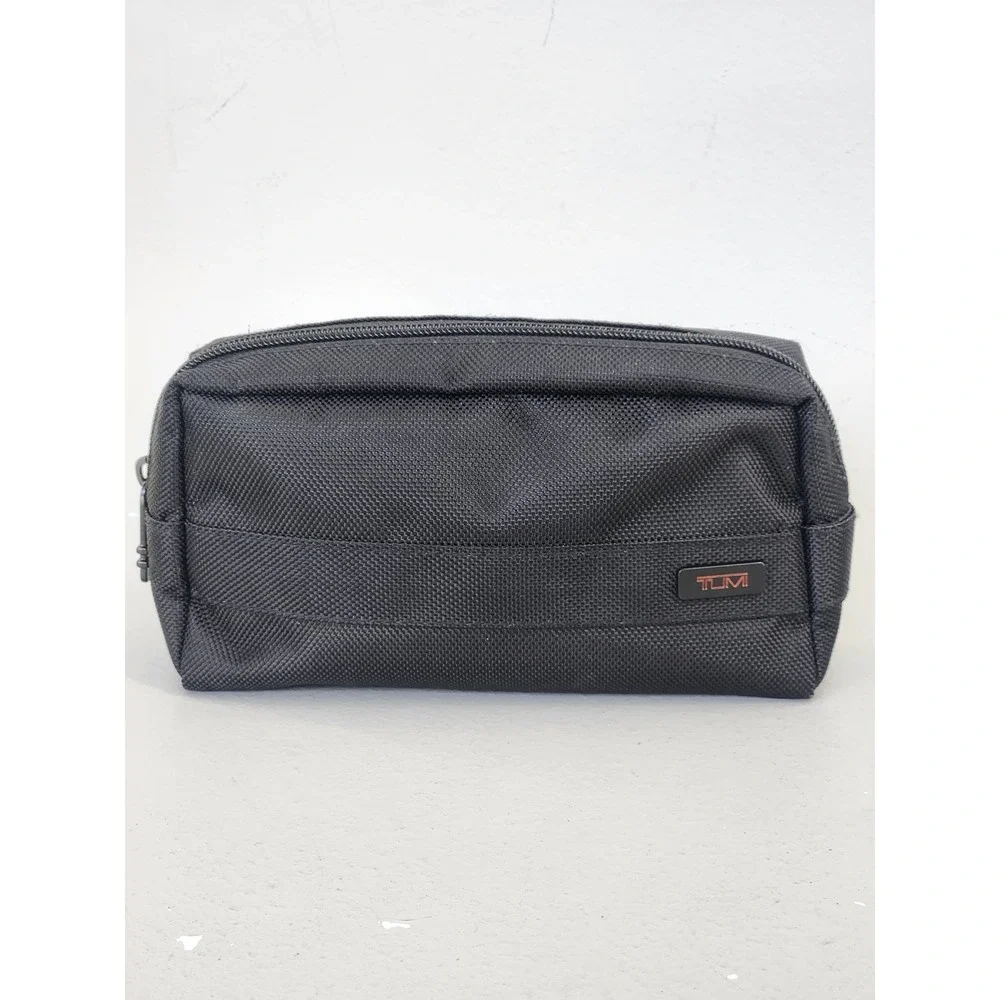 Tumi Toiletry Pouch Unisex OS Black  JAL Japan Airlines Ballistic Nylon Travel